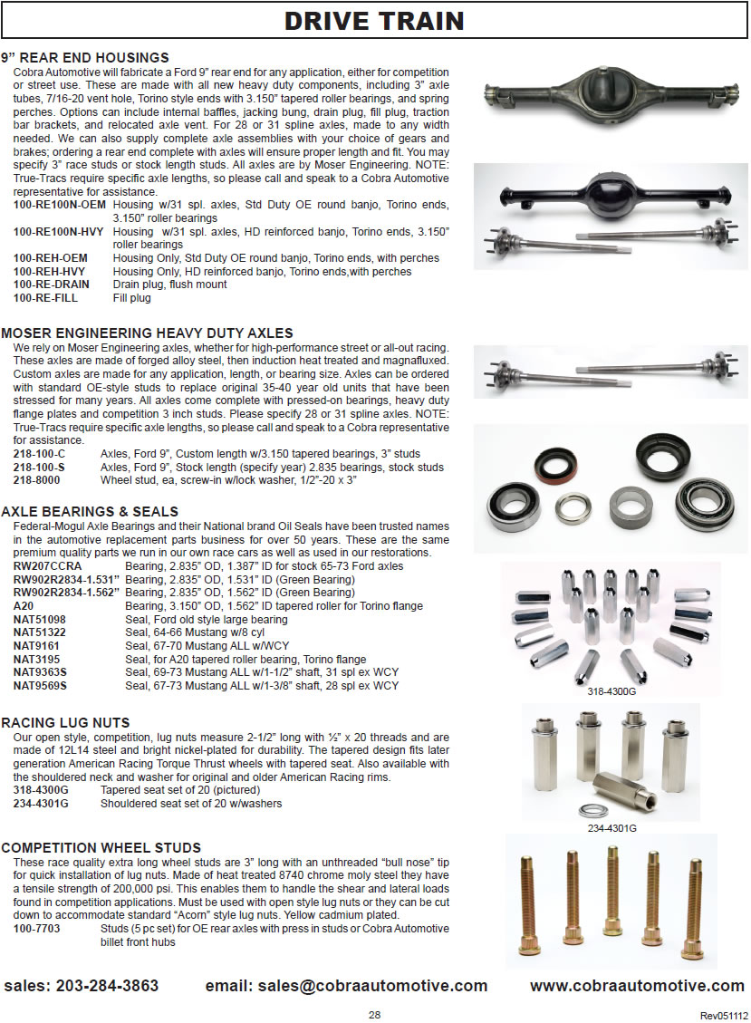 Drivetrain - catalog page 28